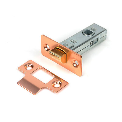 From The Anvil Tubular Mortice Latch (2.5 OR 3 Inch), Polished Bronze - 51731 78mm (3 INCH) - POLISHED BRONZE