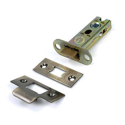 From The Anvil Heavy Duty Tubular Latches (3, 4 OR 5 Inch), Aged Brass - 51742 128mm (5 INCH) - AGED BRASS