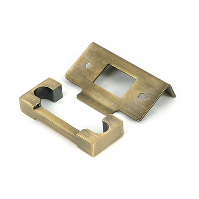 From The Anvil .5" Rebate Kit for Heavy Duty Latch, Aged Brass - 51773 AGED BRASS
