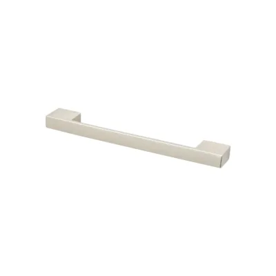 Dimora - D Shaped Kitchen Cabinet Pull Handle - Satin Nickel