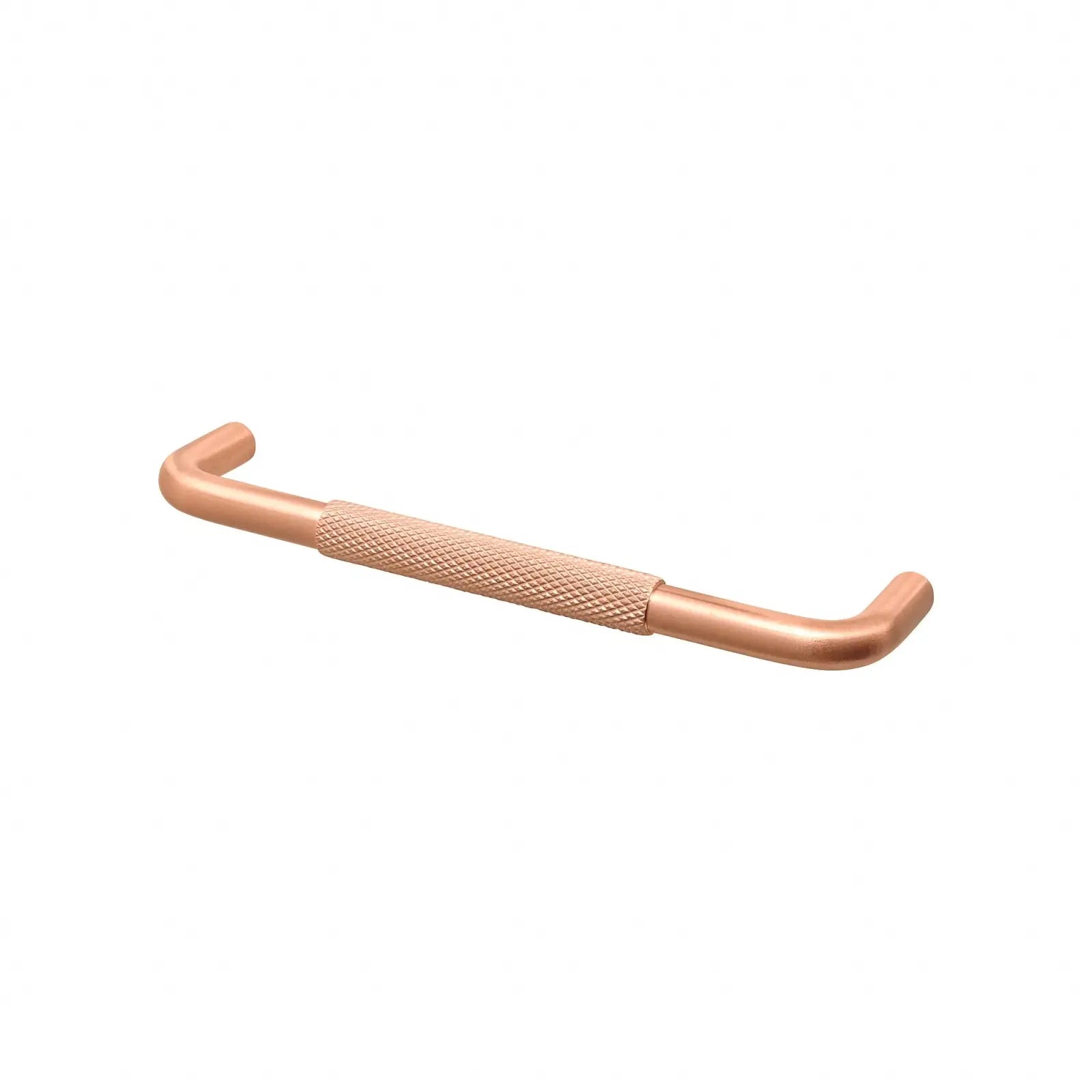 Insignia - Knurled D Shaped Cabinet Drawer Handle - Satin Copper