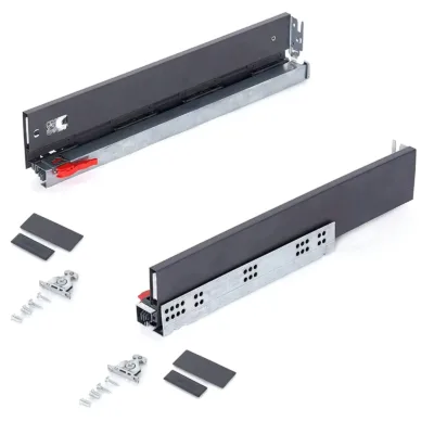 SAMET 3D Adjustment Kitchen Drawer Box Slim Sides Runners