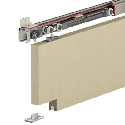 TS-Slide Top Hung Sliding Door Track Kit - 1800mm Track - Both Way Soft Close